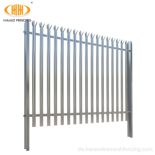 verzinkter Stahl Palisade Zaun Euro Palisade Zaundesigns